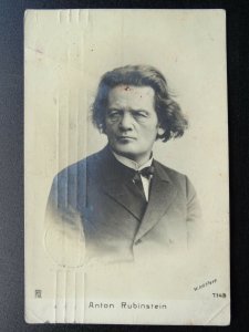 Musical Russian Pianist Composer ANTON RUBINSTEIN c1910 RP Postcard