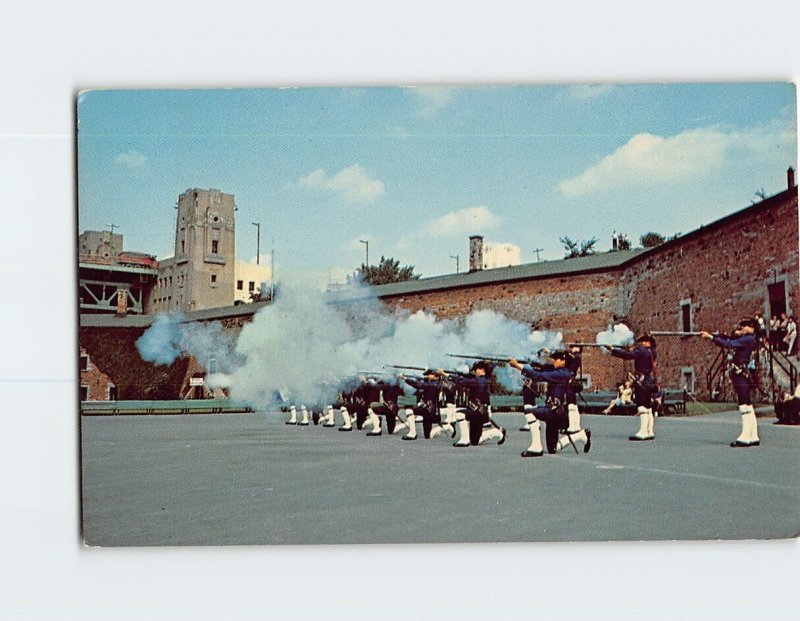 Postcard Les Compagnies Franches de la Marine Montreal Military Museum Canada