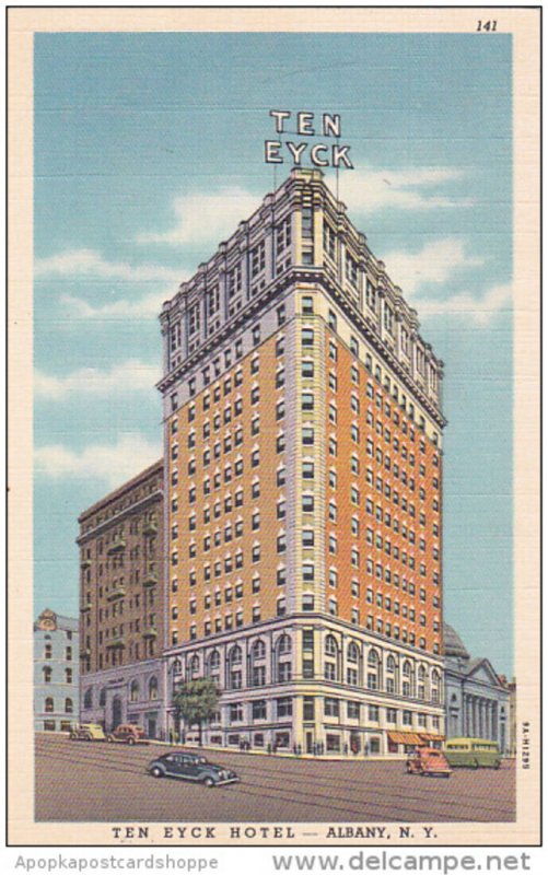 New York Albany Ten Eyck Hotel Curteich