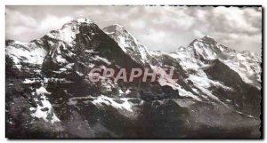 Postcard Modern und Jungfrau Monch Eiger