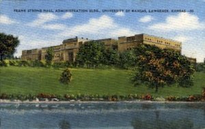 Frank Strong Hall, University of Kansas - Lawrence