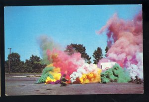 Geneva, New York/NY Postcard, Sampson Air Force Base/AFB, Smoke Demonstration