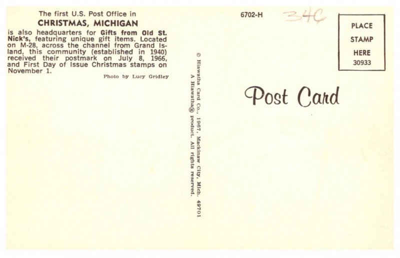 Michigan Christmas, Post office