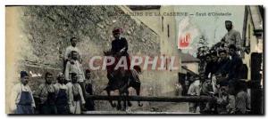 Postcard Old Horse Riding Equestrian Pleasures of the jump barracks d & # 39o...