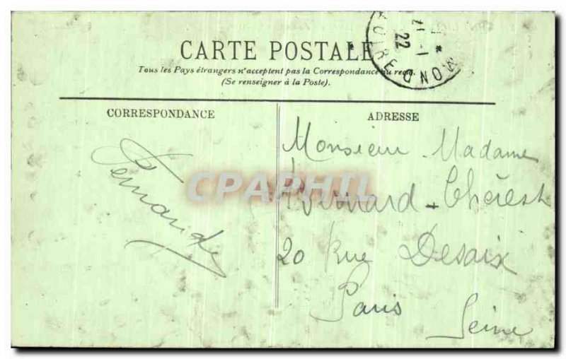 Old Postcard Saint Chamond Entree Inner College Ste Marie