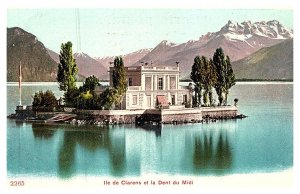 Ile de Clarens et la Dent du Midi