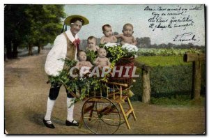 Old Postcard Fun Children Bebe