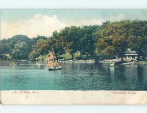 Pre-1907 PARK SCENE Cleveland Ohio OH hp9580