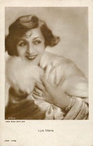 Postcard cinema film star beauty actress beauty Lya Mara