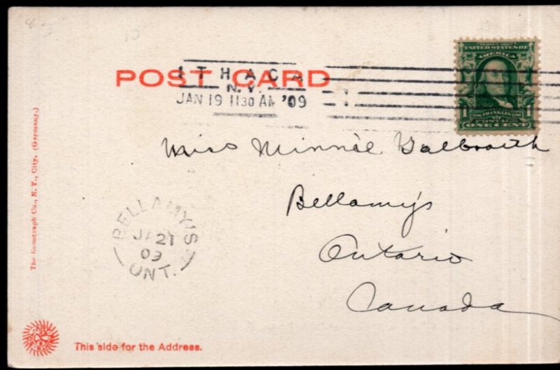 New York ITHACA Boardman Hall Cornell University - pm1909 - Und/B