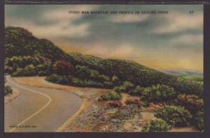 Stony Man Mountain Skyline Drive Shenadoah VA Postcard 4485