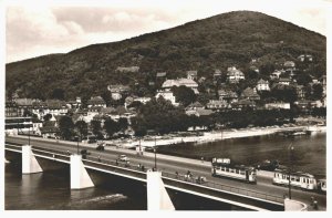 Germany Heidelberg Die Neue Brücke Vintage RPPC 03.72