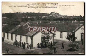 Queqervile Postcard Old Barracks of the deposit currently convalescent polygon