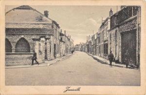 Juniville France Historic Street Scene Antique Postcard K19008