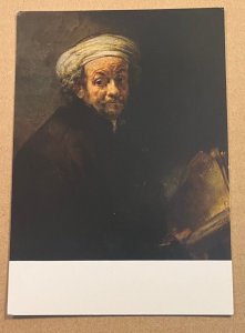 UNUSED POSTCARD - SELF PORTRAIT AS THE APOSTLE PAUL - REMBRANDT