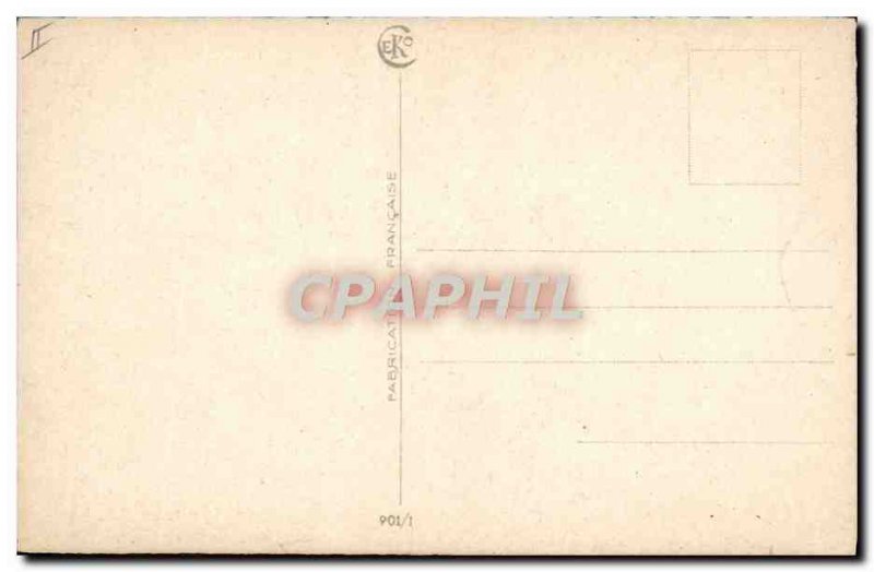 Postcard Old Automobile Children