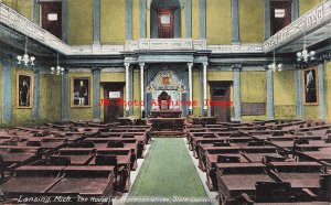 MI, Lansing, Michigan, State Capitol, House Of Representatives, HC Leighton