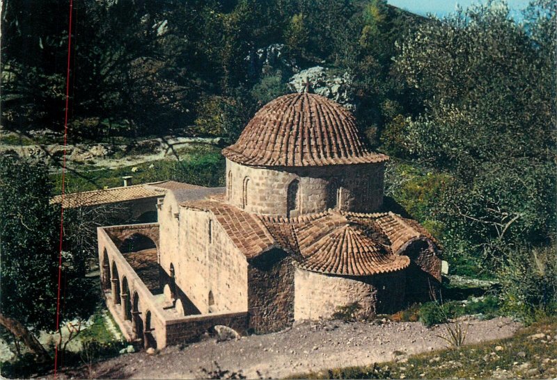 Cyprus Postcard Church of Antiphonitis south-east view