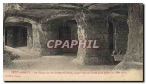 Postcard Old Andely Petit Chateau Gaillard Casemates be borne by twelve large...