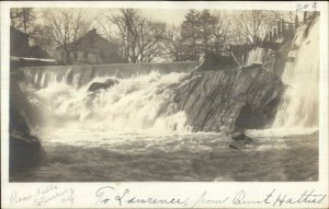 Petersburg NY Renselaer Falls c1905 Real Photo Postcard
