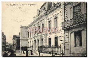Old Postcard Bank Caisse d & # 39Epargne Nantes