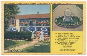 Lambert Gardens, Portland, Oregon - Administration Building - Linen