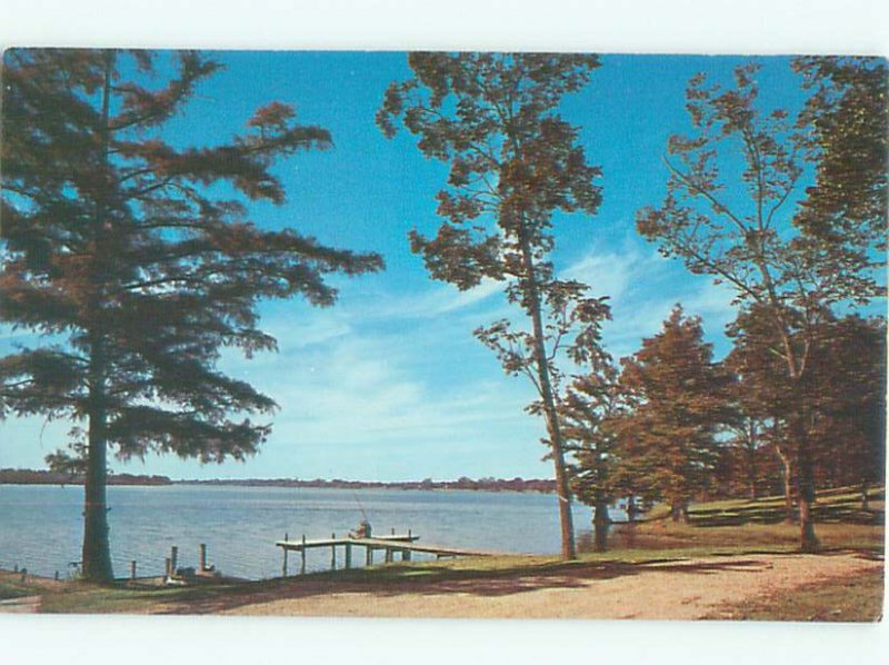 Pre-1980 LAKE SCENE Chicot Lake - Near Lake Village & Mcgehee Arkansas AR AE4024