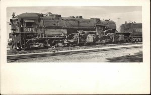RR Train #4114 - Posted From Fontana CA Real Photo Postcard