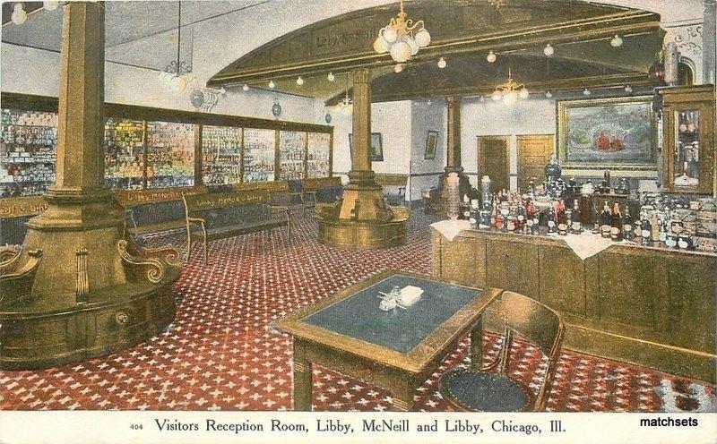 C-1910 Vistors Reception Room Libby Interior Chicago Illinois 130005 Teich