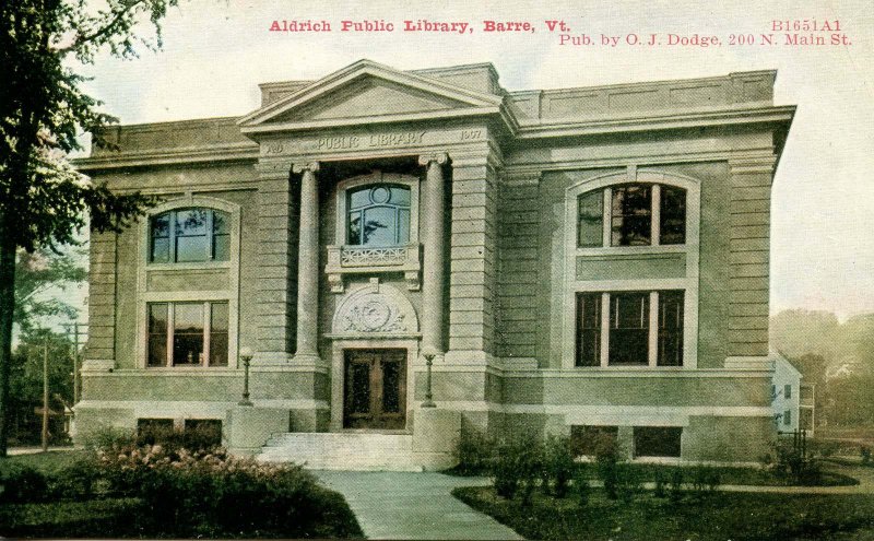 VT - Barre. Aldrich Public Library