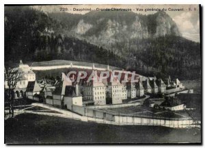 Old Postcard Dauphine Grande Chartreuse general view of the Convent