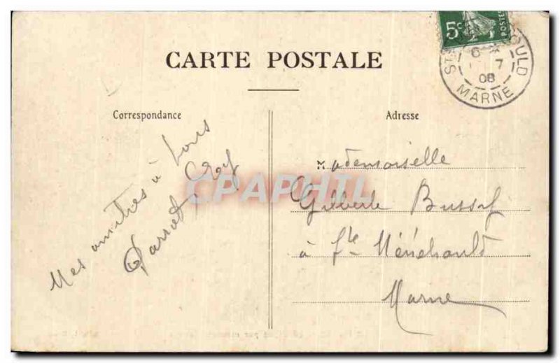 Old Postcard La Digue Havre By Bad Weather