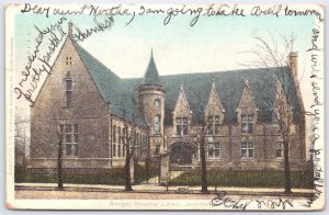 Vintage 1907 Albright Memorial Library Scranton PA Postcard