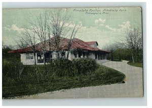 1913 Postcard Minnehaha Pavilion Park Minneapolis Minnesota Building Posted 