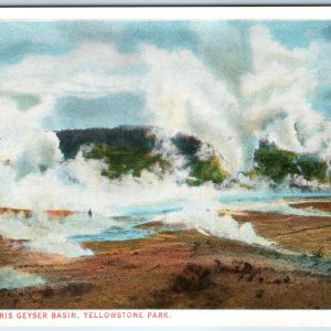 c1910s J.E Haynes Norris Geyser Basin Steam Vent PC Yellowstone Park #15043 A222