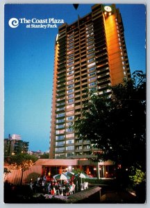 The Coast Plaza Hotel, Stanley Park, Vancouver British Columbia, Chrome Postcard