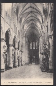 Belgium Postcard - Bruxelles - La Nef De L'Eglise Sainte-Gudule  A6380