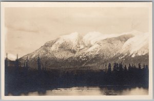 Grouse Mountain Vancouver BC Snowy Landscape Postcard Gowen Sutton RPPC H81