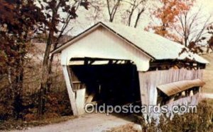 Roley School, Fairfield Co, OH USA Covered Bridge Unused 