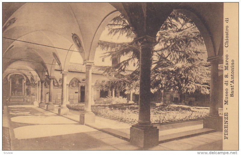 FIRENZE, Italy, 1900-1910´s; Museo Di S. Marco, Chiostro Di Sant'Antonino