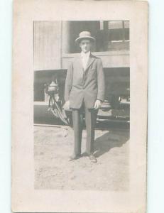 Old rppc LOCOMOTIVE TRAIN SCENE Great Postcard AB2082