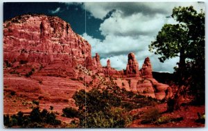 Postcard - Red Rock Formation Found in Oak Creek Canyon, Arizona