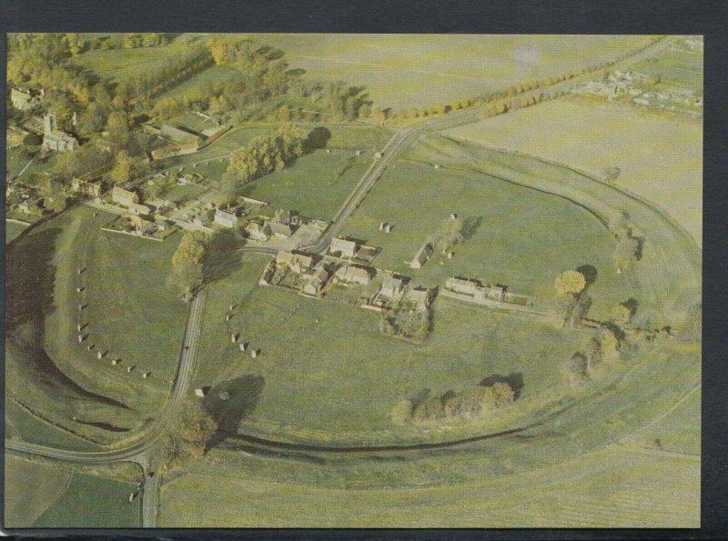 Wiltshire Postcard - Aerial View of Avebury     T8832