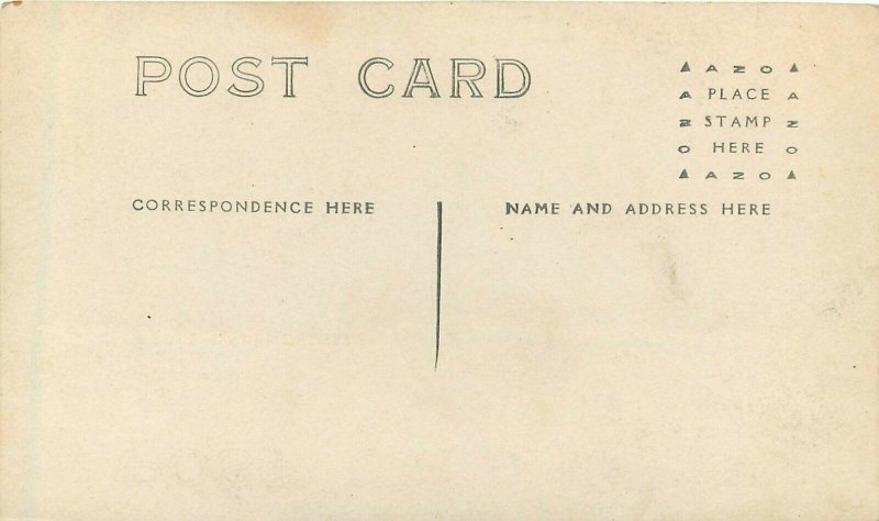 c1910 RPPC Postcard Outdoor Boxing Action Shot Masked Vignette Unknown US 