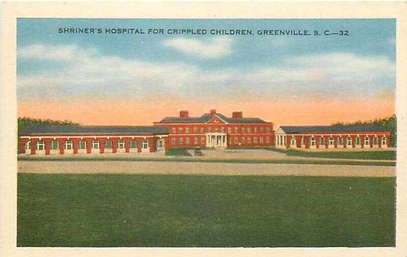 SC, Greenville, South Carolina, Shriner's Hospital, Crippled Children, Mitchell