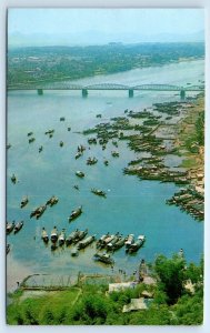 Perfume River in Hue South VIETNAM Postcard