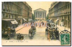 Old Postcard Paris Royale Street