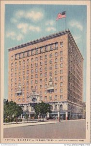 Texas El Paso Hotel Colrtez 1936 Curteich