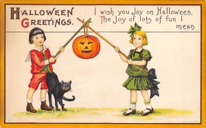 Halloween Post Card Unused 