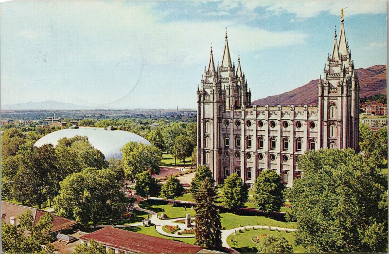 Temple Square Salt Lake City UT Postcard PC412